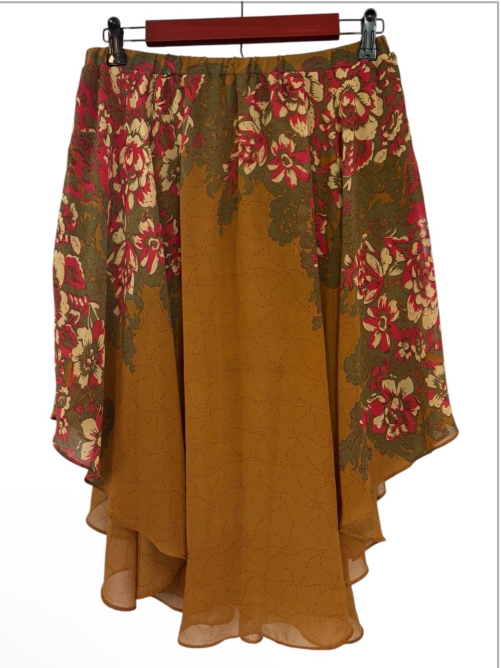 Bar III Floral Midi Skirt EUC